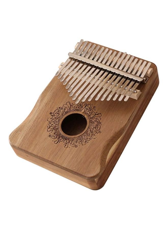 Loquat Kalimba thumb piano toy Good Quality Solid Wood Mahogany 17 key kalimba - Image 2