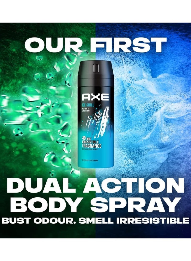 Axe Men Body Spray Deodorant Ice Chill 6 x 150ml - Image 5