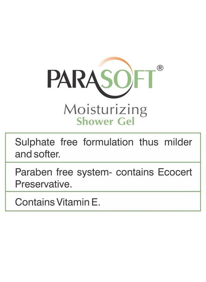 Parasoft - Shower Gel ;Moisturizing Energising & Deep Cleansing Body Wash For Daily Bathing Use With Aloe Vera Vitamin E & Glycerine For Dry Sensitive Skin Unisex 100 Ml + 20 Ml Free - Image 1