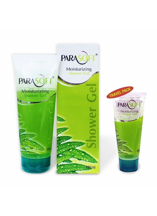 Parasoft - Shower Gel ;Moisturizing Energising & Deep Cleansing Body Wash For Daily Bathing Use With Aloe Vera Vitamin E & Glycerine For Dry Sensitive Skin Unisex 100 Ml + 20 Ml Free - Image 1