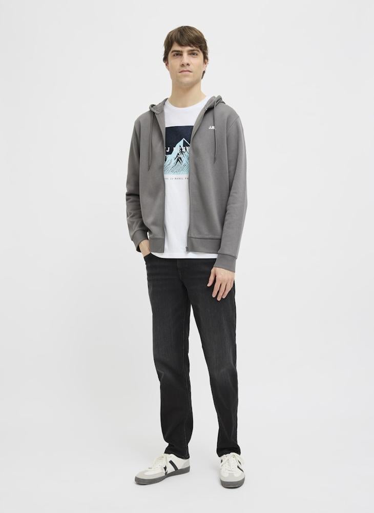 JJ Rebel by Jack & Jones Jrebraven Graphic Crew Neck T-Shirt  - Image 4
