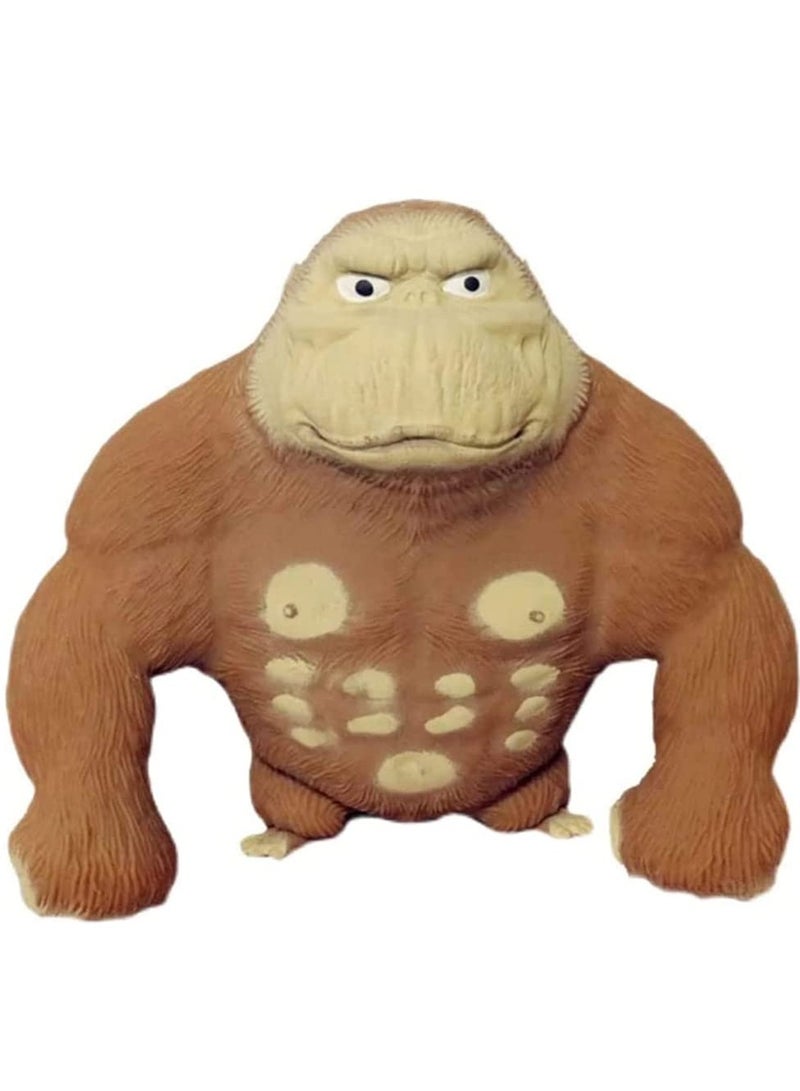 DURKU Stretchy Gorilla Stress Toy, Funny Stretch Figure Toy for Kids and Adults, Stress Relief & Decompression monkey splat Soft - Ideal Gift As Kids Toys - Image 1
