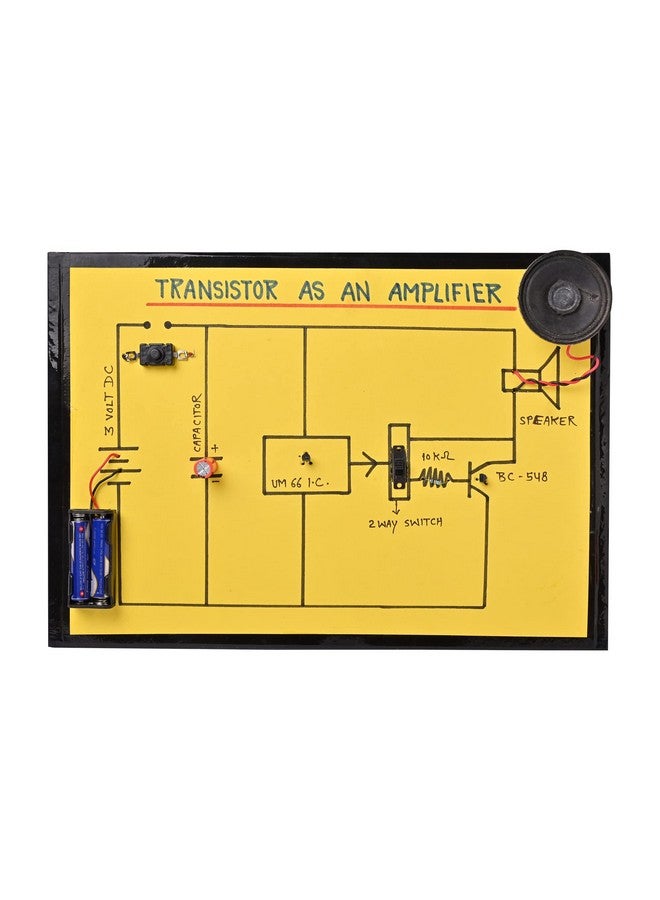 sameer science projects Transistor As an Amplifier Working Science Project - Image 1