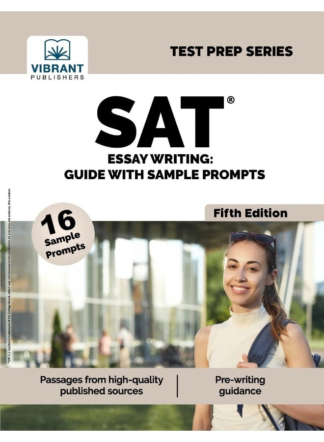 Vibrant Publishers SAT Essay Writing: Guide with Sample Prompts - Image 1