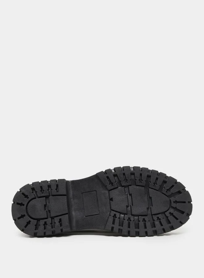 Styli Styli Slip On Block Heel Shoes