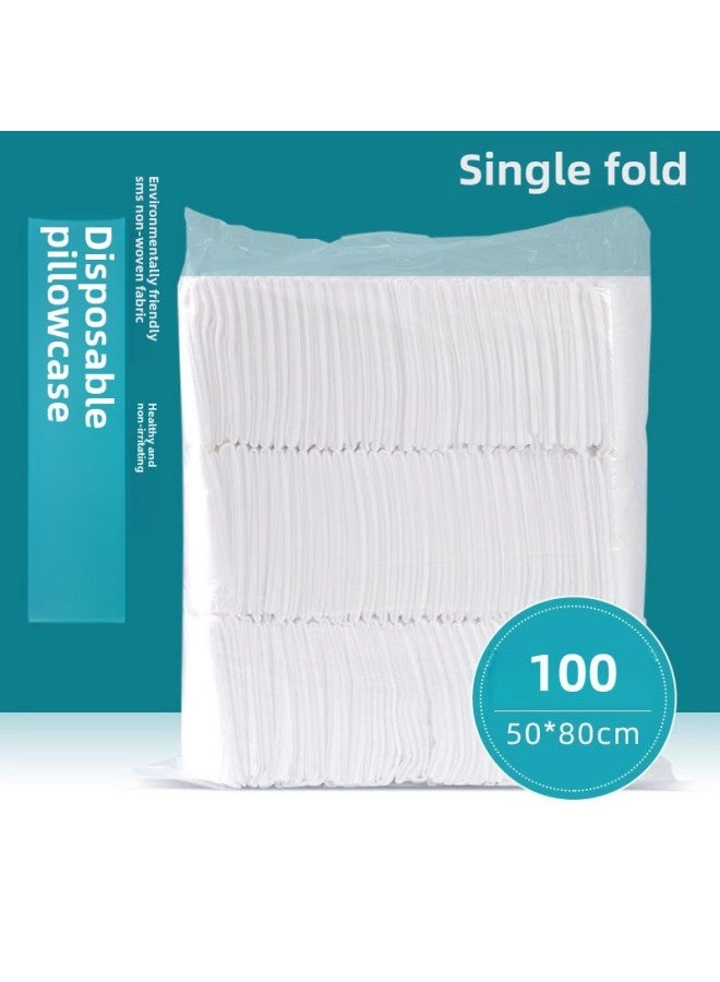 Thickened Disposable Pillowcase Dirty Air Permeable Hotel Special Beauty Salon Pillowcase Non-woven Travel Products Pillow Towel-Color:Disposable Pillowcase 50*80 (2 Pieces/pack) Yellow-Specifications:50*80  - Image 2
