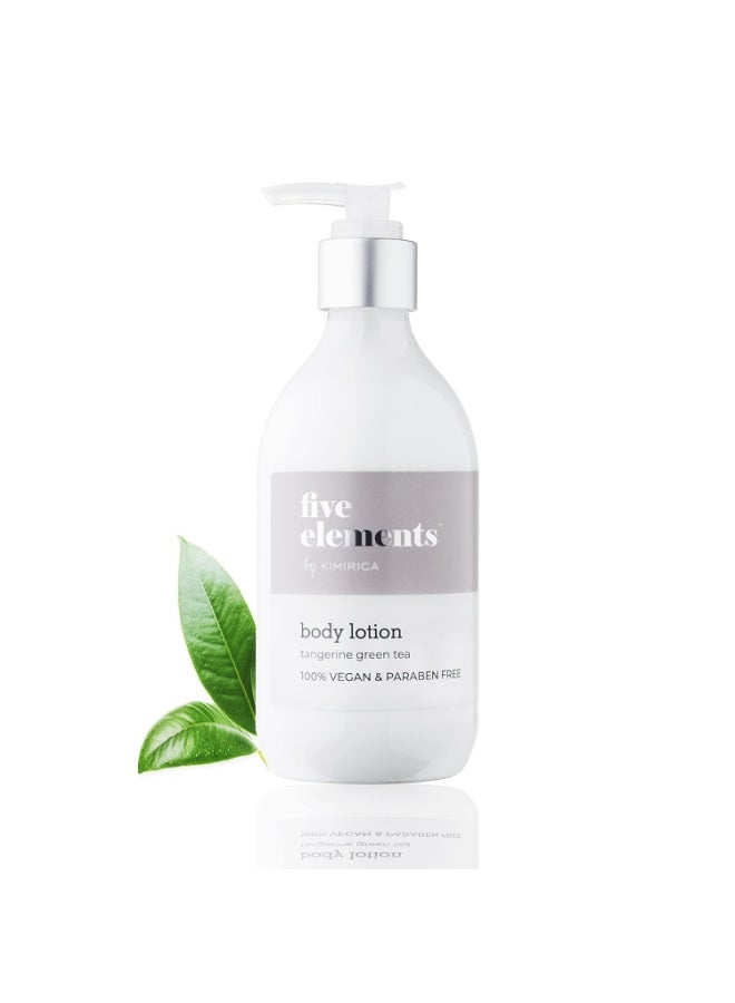 KIMIRICA Five Elements Moisturizing Scented Body Lotion with Tangerine and Green Tea for All Skin Type | Instant Hydration| Vegan and Paraben-Free | for Men & Women | 300ml - Image 1