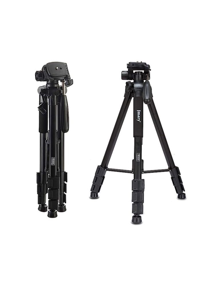 Jmary Professional Aluminium Tripod Monopod for All Mobiles And DSLR Cameras (Black) - Image 1