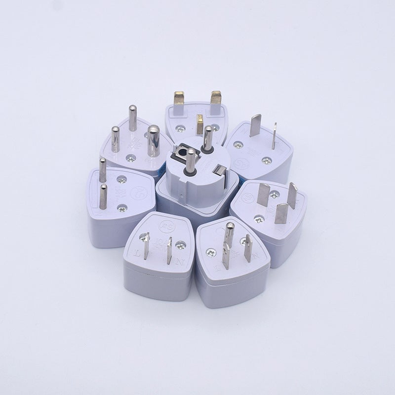 British European Standard Conversion Joint U.S. Standard To Australian Standard To German Standard English Standard Conversion Plug German General Travel Socket - Image 4