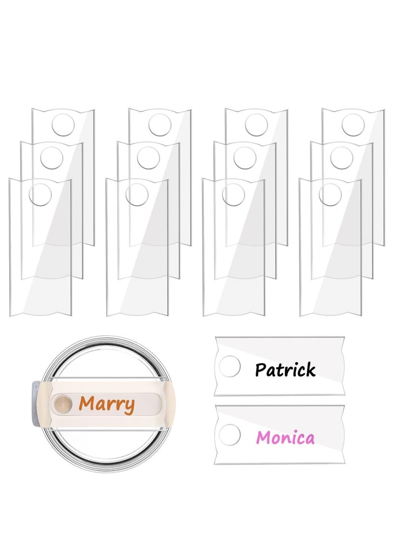 24 Pack Desk Name Plates 3.9x5.9 Inch Horizontal Sign Holders for Office Classroom Display Plastic License Holders for Teachers and Students - Image 1