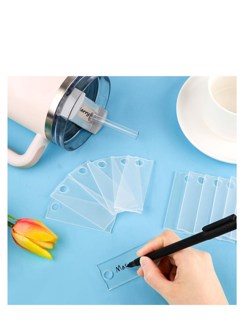 24 Pack Desk Name Plates 3.9x5.9 Inch Horizontal Sign Holders for Office Classroom Display Plastic License Holders for Teachers and Students - Image 3