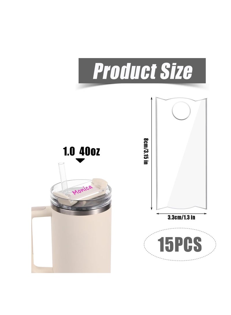 24 Pack Desk Name Plates 3.9x5.9 Inch Horizontal Sign Holders for Office Classroom Display Plastic License Holders for Teachers and Students - Image 2