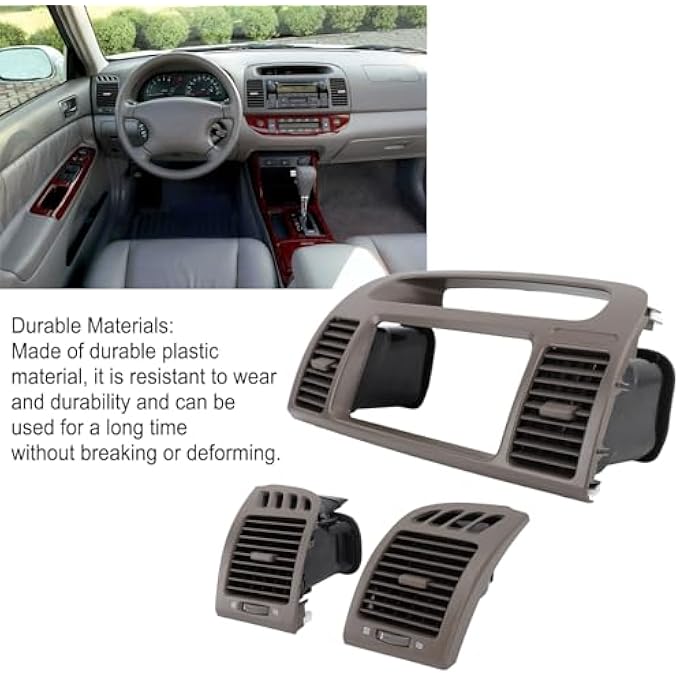 Jiawu Center Dash Radio Air Vent Bezel Trim For 20012006 Xv30 Ac Vents Radio Trim Bezel Air Conditioning Outlet Grill Panel Replacement Dashboard Panel Trim - Image 3