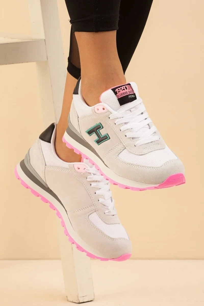 هامر جاك Peru Women's Sneaker Casual Sports Shoes 19250 Puruty Pink V7