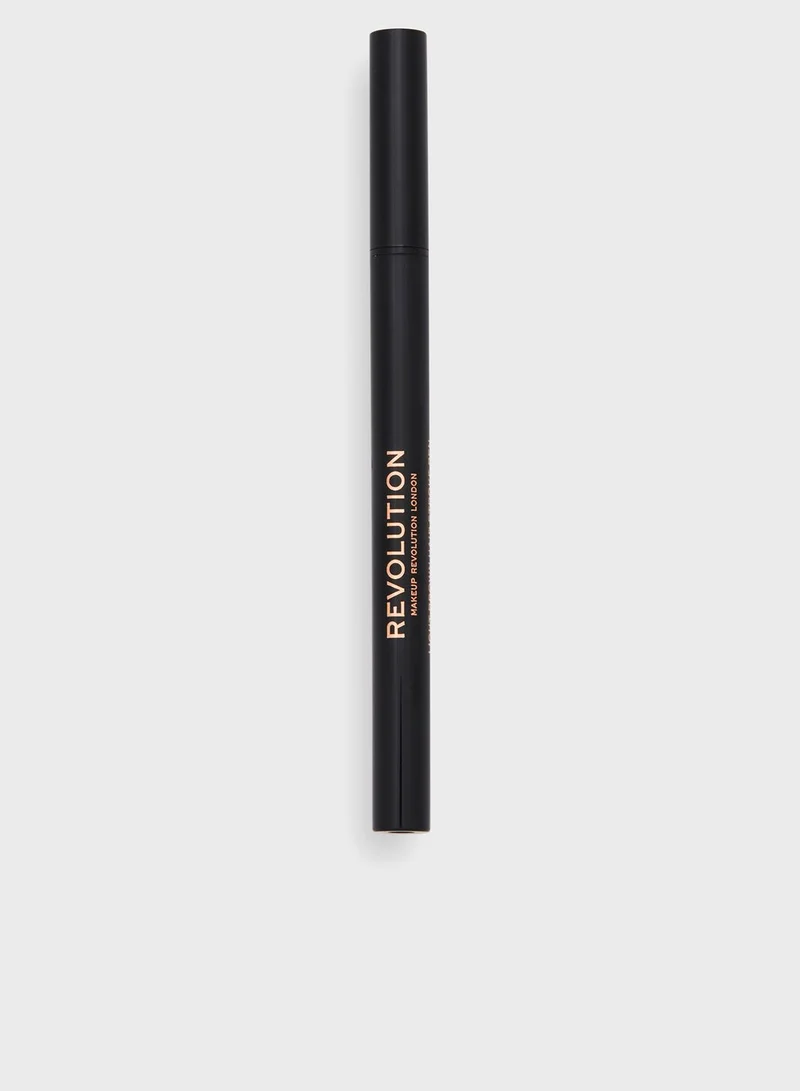 REVOLUTION Revolution Hair Stroke Brow Pen Medium Brown