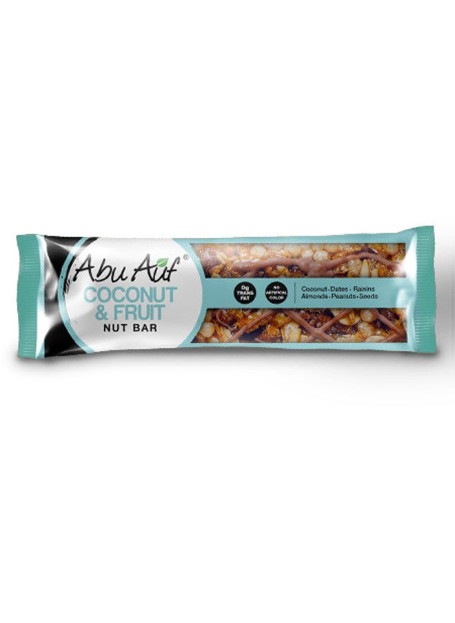 Abu Auf Nuts Bar Coconut & Fruit Nut 40 grams 