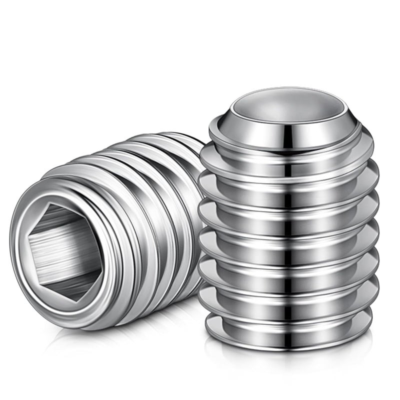 Yaocom 2 Piece RP25620 Set Screw Compatible with Delta Faucet Set Screw #10-32 x 1/4 inch Stainless Steel Allen Head Hexagon Screws - Image 1