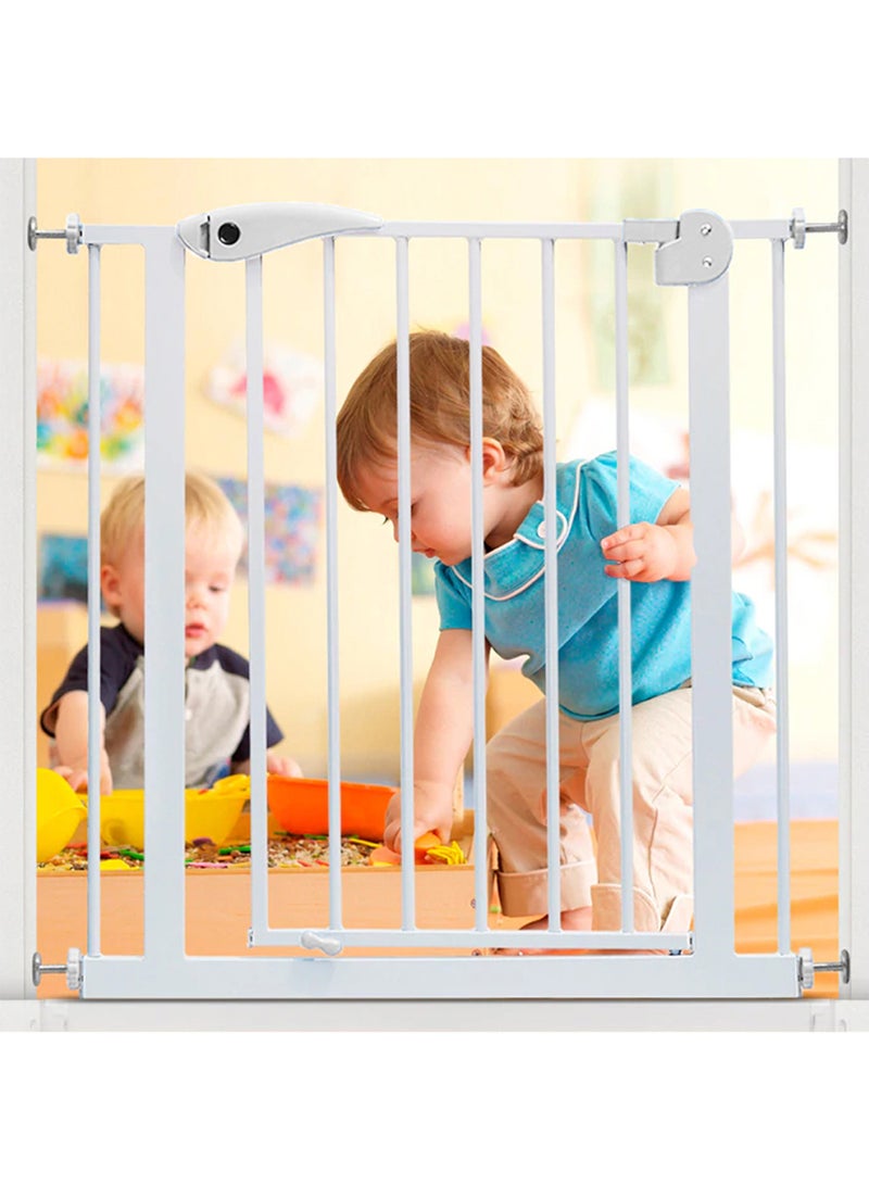 BabySafe بوابة أمان معدنية 20 سم تمديد - أبيض - Image 4