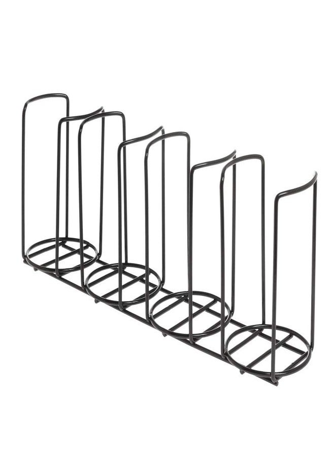 HUBERT Basic Collection Wire Four Cup/Lid Holder - Black - Image 3