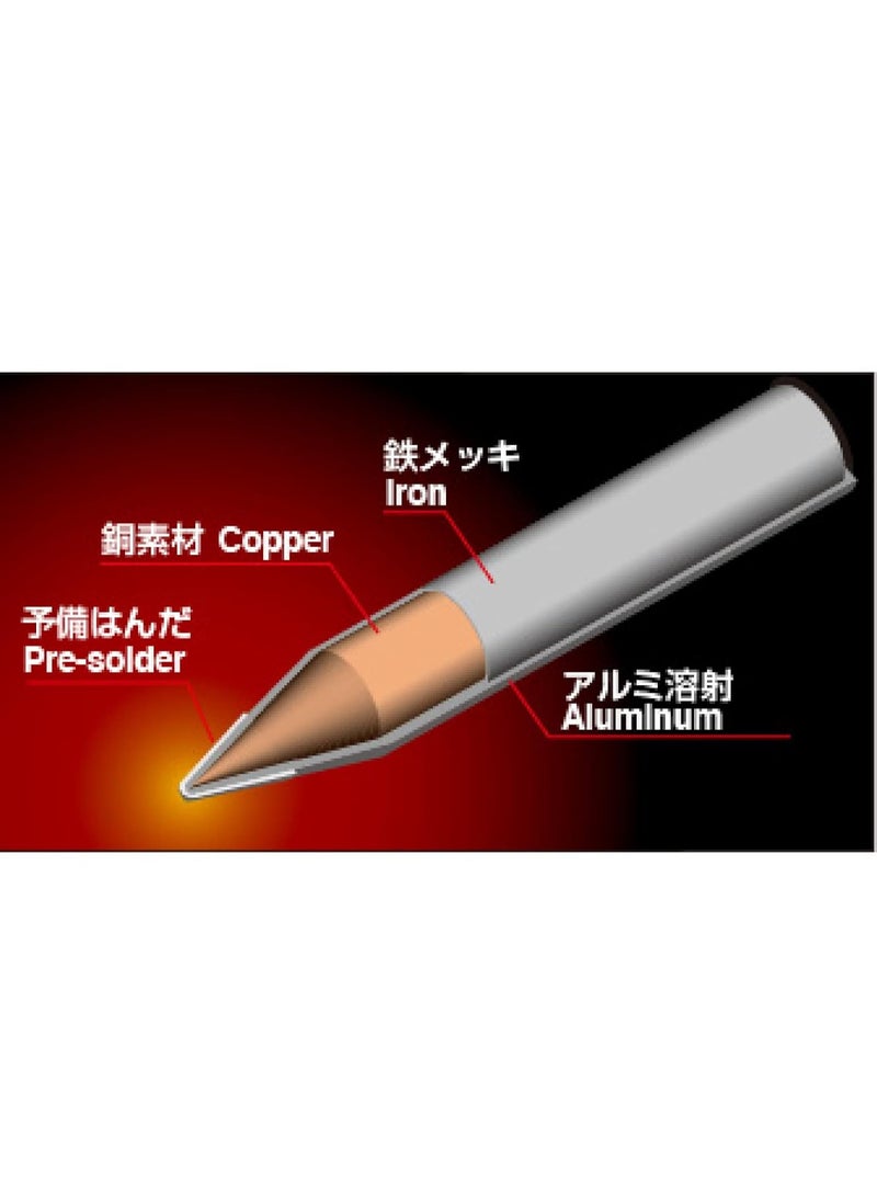 Goot KS-30R 30W Professional Electric Soldering Iron – Made in Japan | High-Power Tool for Electronics, PCB Repair & DIY Projects - Image 3