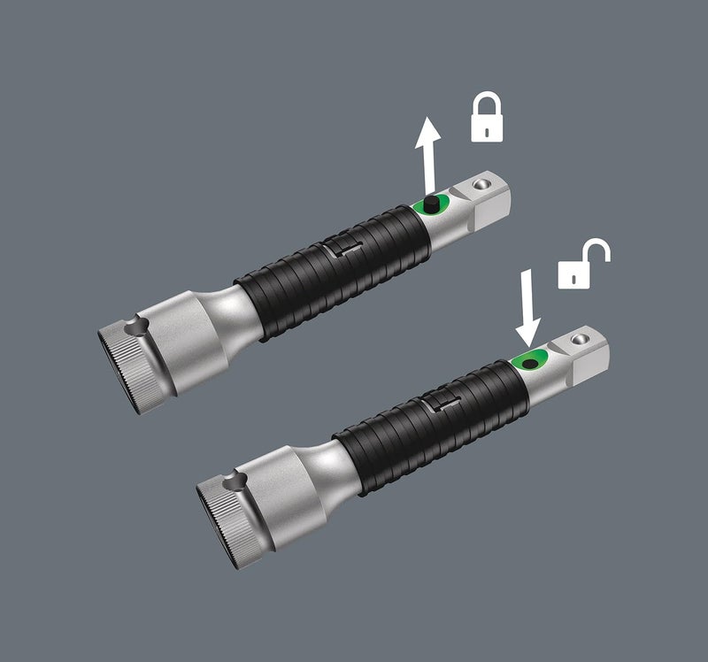 Wera Zyklop 8796 LA Long Extension 1/4'' Drive 150mm - Image 4