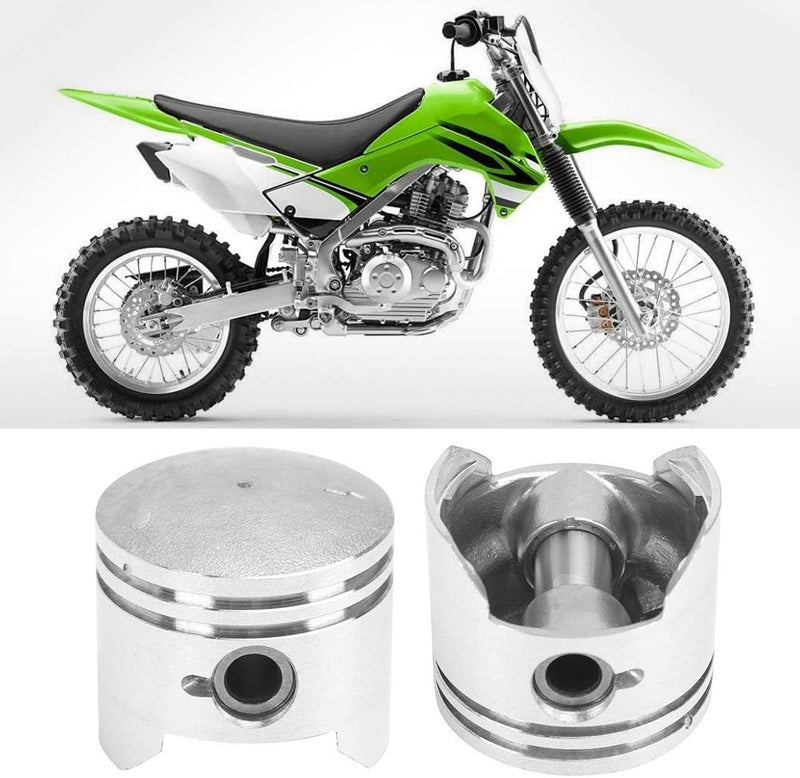 cheekyglo 44Mm Piston 10Mm HolePiston Ring Assembly Kit 44mm/1.7in, Quad Piston Rings Pin Set (2 Stroke) for 49cc 2Stroke Mini Moto Dirt Bike - Image 2