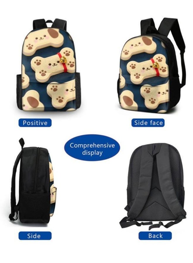 Bright Li Fire Fashion is unlimited! Cartoon bag three-piece set, suitable for a variety of scenes for students and teenagers (available for students, children, friends on outings, mountain climbing, school, etc.) - 47 - Image 3