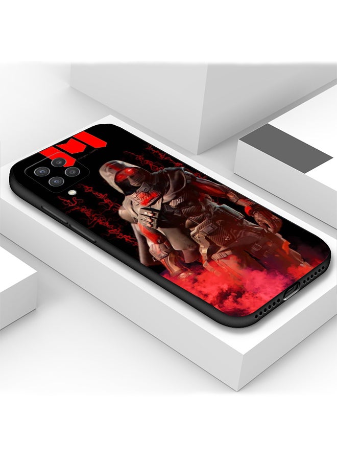 Generic - Protective Shockproof Case Cover For Samsung Galaxy M12 Call of Duty red warrior Drawing - Image 1
