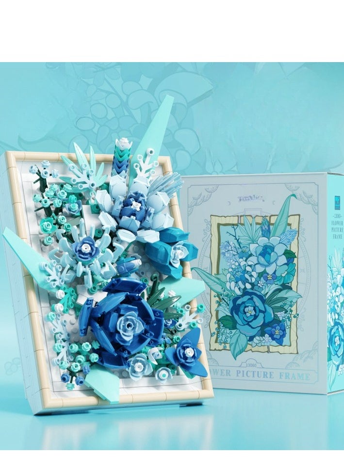 Creative Photo Frame, Bouquet, Building Block Gift  - Image 1