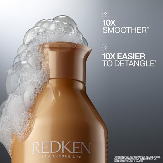 REDKEN Shampoo For Dry Hair Argan Oil Intense Softness and Shine All Soft - Image 2