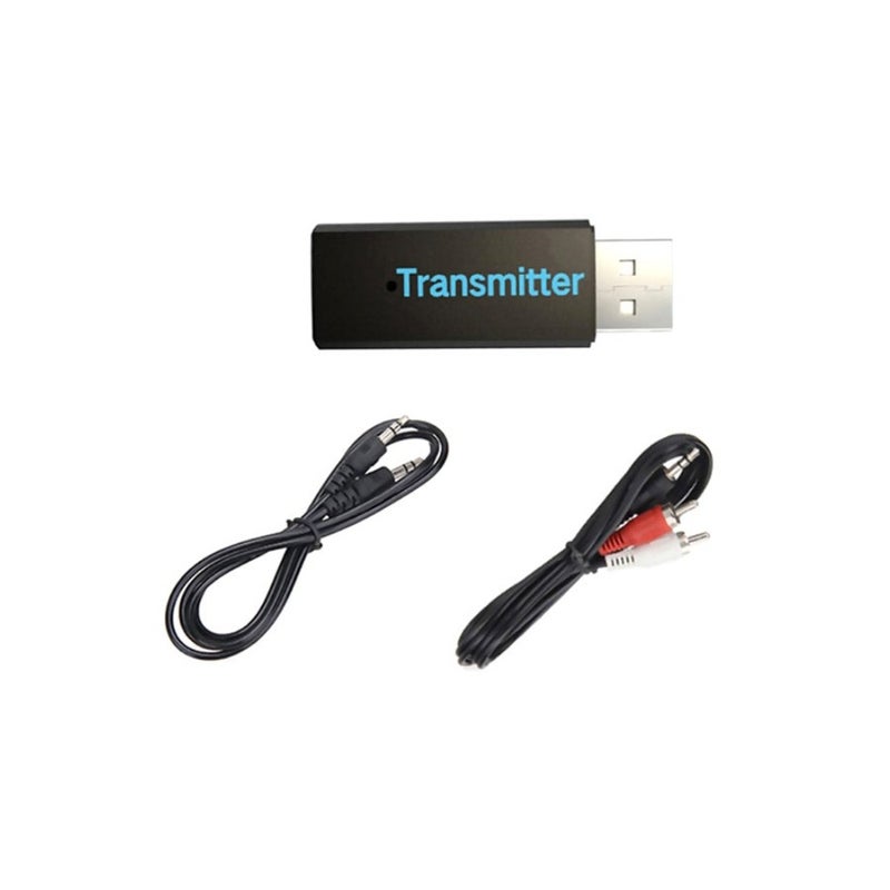 Bluetooth Transmitter Audio Stereo 3.5mm Audio USB Transmiter Black - Image 2