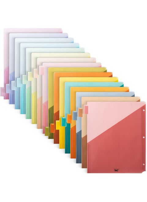 Binder Dividers With Pockets And Tabs 8Tab 2 Sets Colorful Dividers For 3 Ring Binder With Pockets Pocket Dividers For 3 Ring Binder With Tabs Binder Dividers With Tabs And Pockets