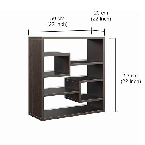 FURNEASER Brian Kitchen Rack Shelf Multipurpose Wooden Wall Mounted Spice Jar Rack Shelves for Kitchen Storage Kitchen Shelf Organizer Kitchen item Containers Hanging Shelves (Wenge) - Image 4