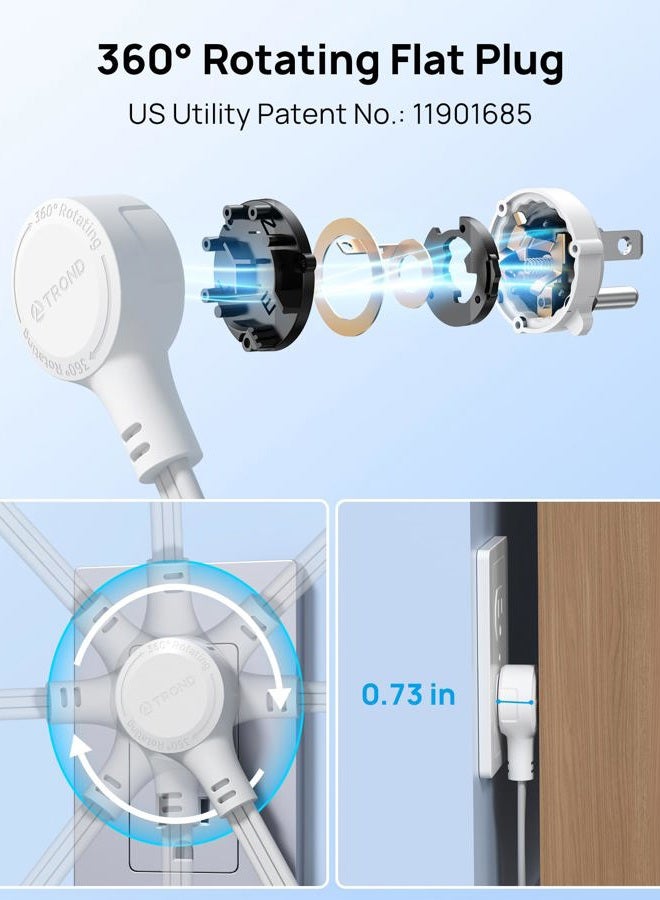 TROND Extender Extension 360° 92 cm – Multi-Magnification Extender Extender Surge Protector - Image 2