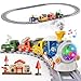Hot Bee Train Set for Toddlers with Steam Light Up Sound Choo Choo Train Electric Train Set for Toddlers 24 Magnetic Connection Train Toys Birthday Gifts for Boys Girls 3 4 5 6 - Image 2