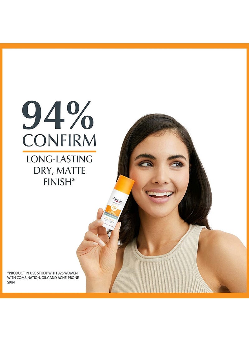 Eucerin Eucerin Sun Oil Control SPF 50+ Sunscreen Gel Cream With Dry Touch 50 ml  - Image 2