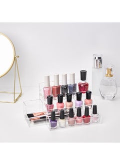 Beauenty Nail polish stand, 3 comp/1 drawer, 16.5x12.5 cm  - Image 2