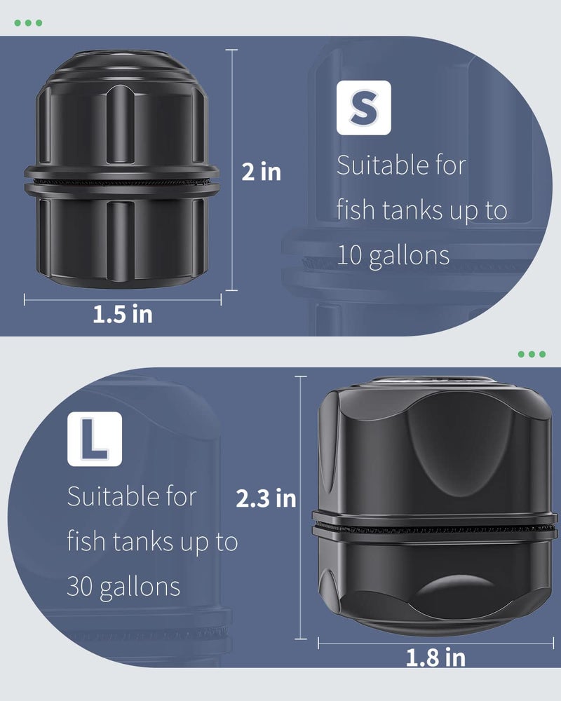 Pawfly Aquarium Magnetic Brush for Glass Fish Tanks 1.8 Inch Stain Scrubber Pads Floating Cleaning Tool for 4/5 Inch Thick Fresh & Marine Aquariums up to 30 Gallons (Not for Acrylic & Plastic Tanks) - Image 4