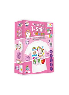 RATNA'S RATNA'S Paint Your T-Shirt Unicorn Theme | Art & Craft DIY Kit for 5-12 Years Kids  - Image 1