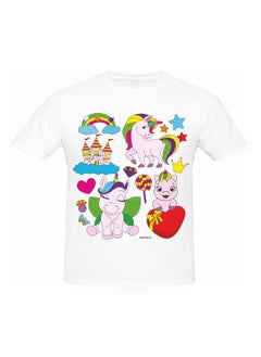RATNA'S RATNA'S Paint Your T-Shirt Unicorn Theme | Art & Craft DIY Kit for 5-12 Years Kids  - Image 4