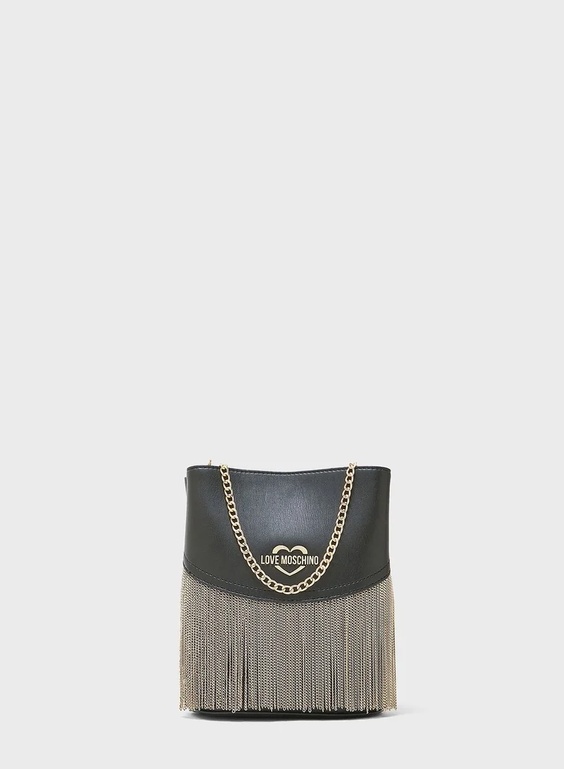 Love Moschino Lace Detail Crossbody