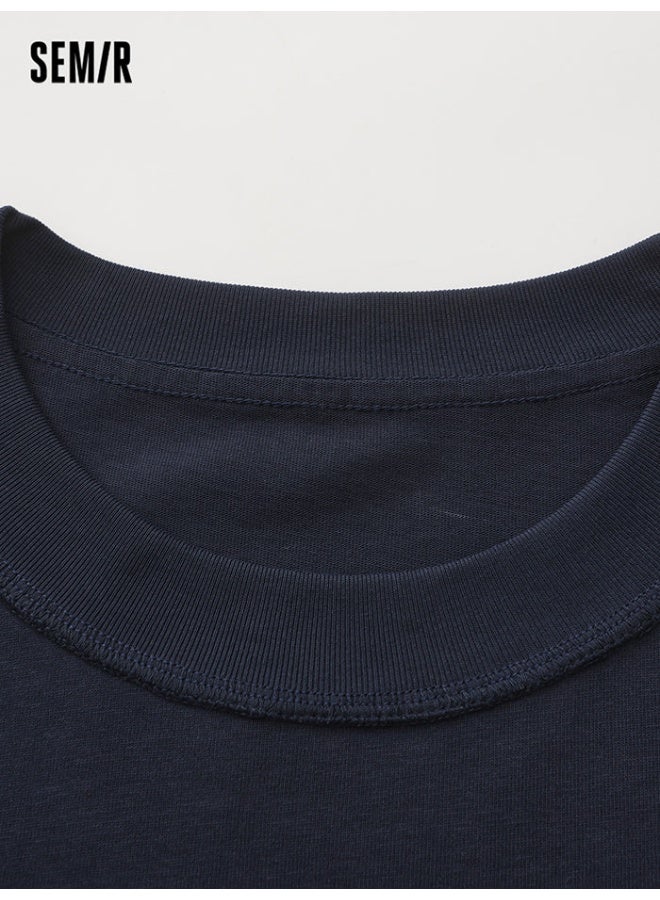 سيمير تيشيرت بلون موحد للرجال - Image 3