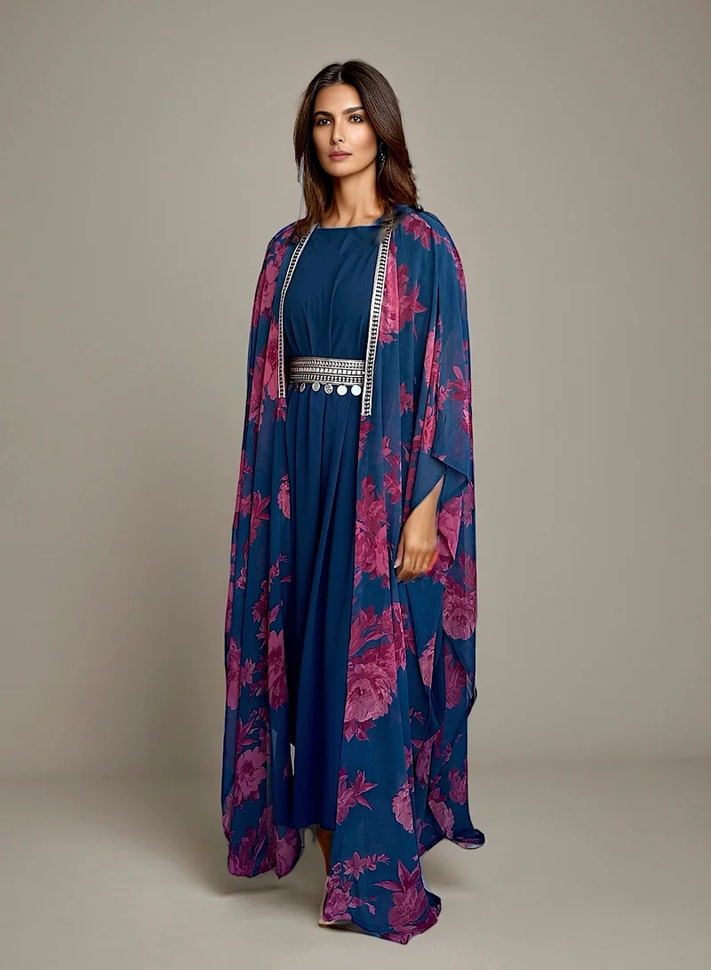 ECSTACY Cape Dress set