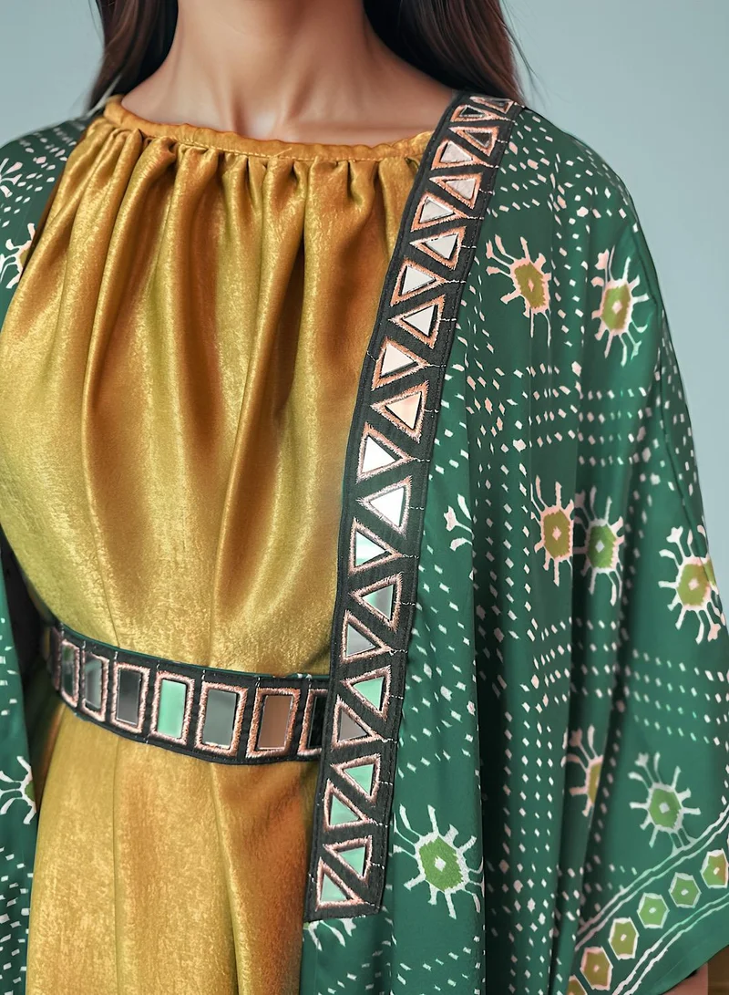 ECSTACY Cape Dress set