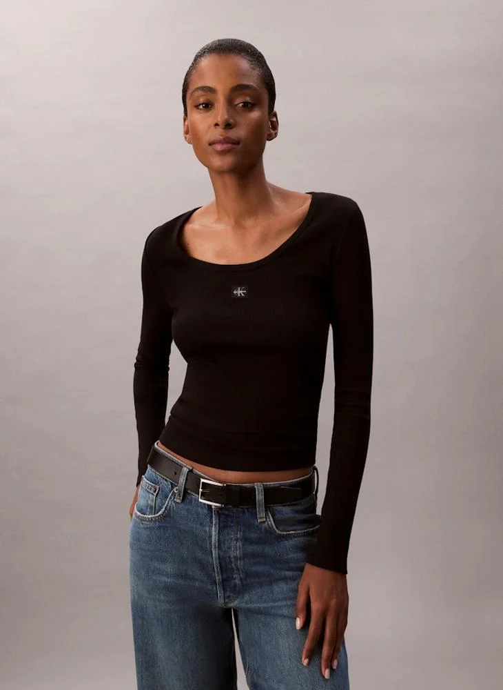 Calvin Klein Jeans Graphic Crew Neck T-Shirt