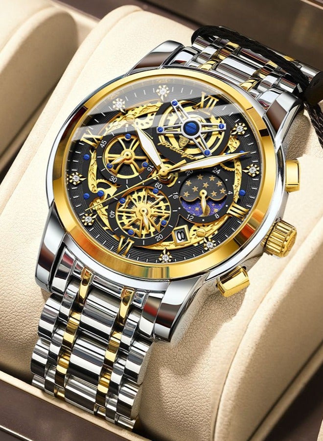 POEDAGAR Men's Watch Fashion Business Watch