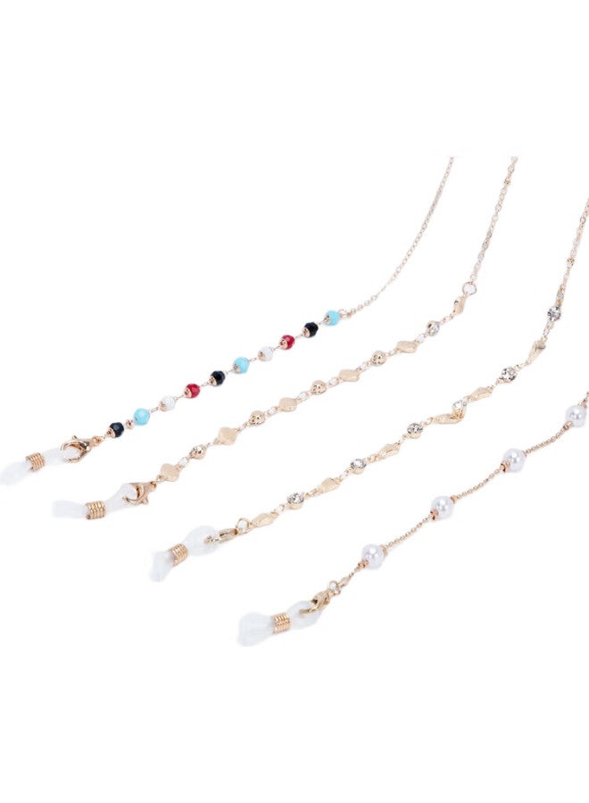 DRATRA Eyeglass Chain Women Anti-Lost Beaded Metal Cord Neck Glasses Rope Sunglasses Chain Fashion Accessory - Image 1