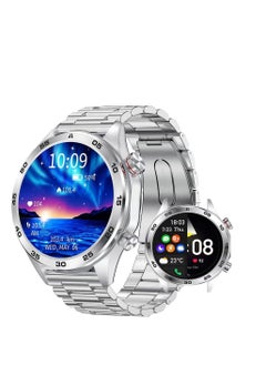 RollsTimi  Men's Bluetooth Smartwatch, 1.52 Inch Full Screen Touch, Sleep Heart Rate Monitoring And Sports Waterproof, Support Multiple Sports Modes And Multiple Language Settings, I118 Silver  - Image 1