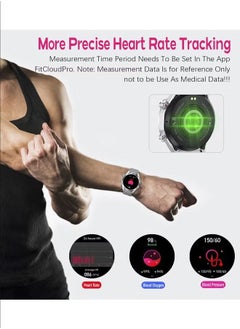 RollsTimi  Men's Bluetooth Smartwatch, 1.52 Inch Full Screen Touch, Sleep Heart Rate Monitoring And Sports Waterproof, Support Multiple Sports Modes And Multiple Language Settings, I118 Silver  - Image 4