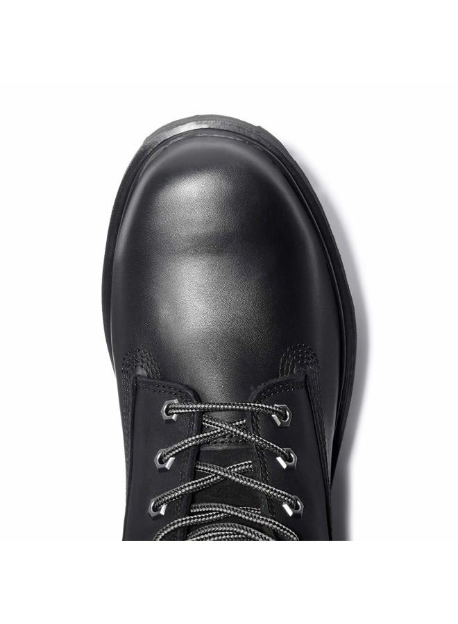 Timberland حذاء عمل صناعي للرجال ببطانة ناعمة 6 إنش مقاوم للماء، أسود - 2024 جديد، 8.5 عريض - Image 2